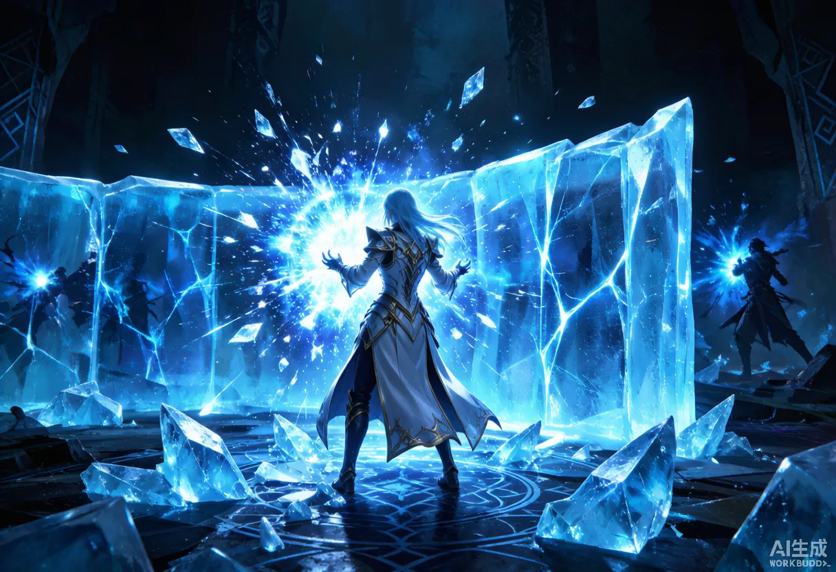 Редакционная диаграмма: зачистка Ice Nova, подготовка Frost Wall и окно замороженного всплеска
