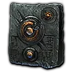 Precursor Tablet currency item icon from Path of Exile 2 - an archaic tablet that adds league content and rewards to surrounding Atlas maps